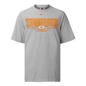  Nike Tennessee Volunteers Ash Practice IV T shirt: Sports 
