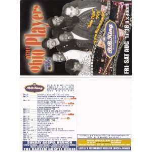   August 17 2001 B.B. King Club NYC Promo Postcard 