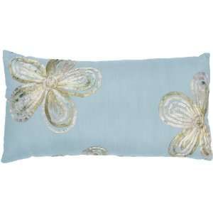 Aqua and Green Decorative Accent Pillow   Set of 2 