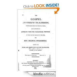 The gospel according to Matthew translated from the original Greek 