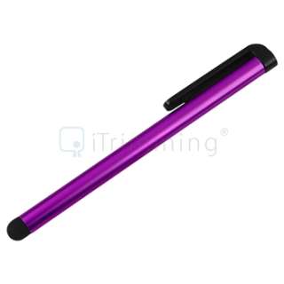   Pen+Purple Flower Butterfly Skin Case Cover For iPod touch 4 4th G Gen