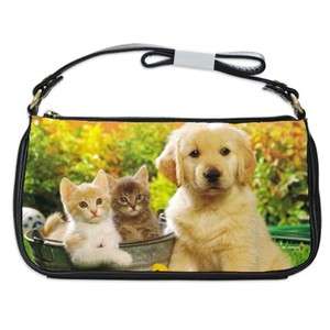 Golden Retriever Dog Puppy Puppies #20 Shoulder Clutch Bag  
