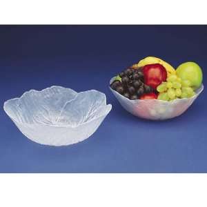  Crystalike Lettuce Leaf Large Plastic Bowl Party Supplies 