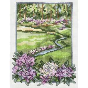  Golf Course Counted Cross Stitch Kit: Arts, Crafts 