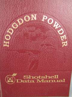 1996 Book Hodgdon Powder Co. Shotshell Data Manual  