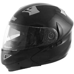  Zamp FL 22 Solid Modular Helmet Medium  Black Automotive