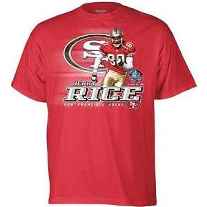  Pro Football Hall of Fame San Francisco 49ers Jerry Rice T 