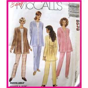  McCalls Sewing Pattern 8573 Misses Maternity Unlined 