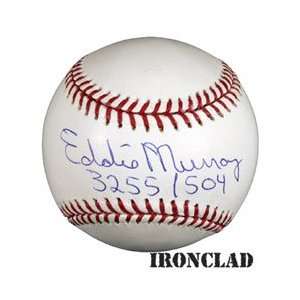 Eddie Murray Signed Baseball with 3255/504:  Sports 