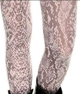 HOT TOPIC~ BLUE GRAY SNAKESKIN TIGHTS NEW  