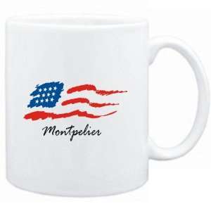  Mug White  Montpelier   US Flag  Usa Cities Sports 