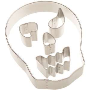 Wilton Skull Fun Face Cookie Cutters:  Kitchen & Dining