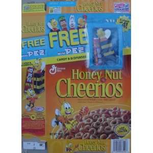  Honey Nut Cherrios Ceral Box With PEZ Mini Candy Dispenser 