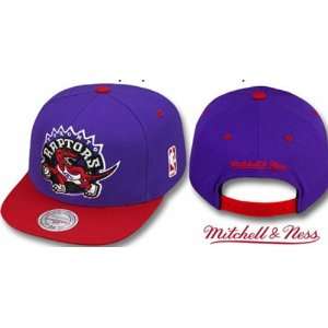  Mitchell & Ness Toronto Raptors Snap Back Cap Purple Red 