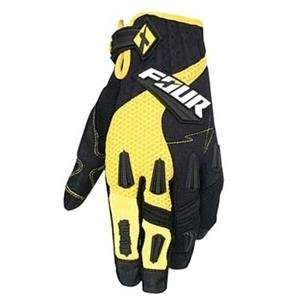  Four Mission ATV Gloves   9/Black/Yellow Automotive