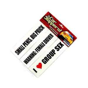CAR SLAPPERS Magnetic Bumper Stickers 