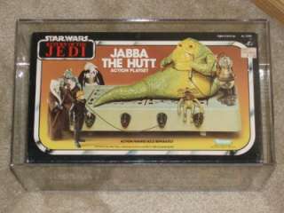 Vintage Star Wars JABBA THE HUTT PLAYSET 1983 MISB AFA 80 ROTJ SEALED 