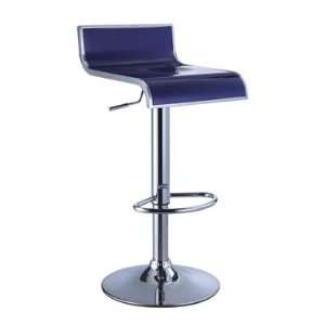  Chrome Thin Seat Adjustable Stool Set of 2 by Powell: Home & Kitchen