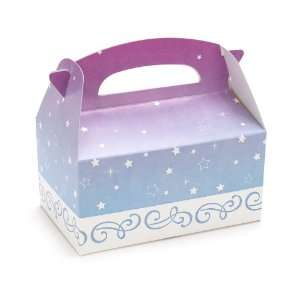  Cyan and Fuchsia with Stars Empty Favor Boxes: Everything 