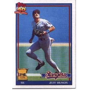  1991 Topps #756 Jeff Huson: Sports & Outdoors