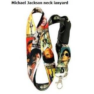 Michael Jackson Lanyard Keychain Holder with Snap Buckle