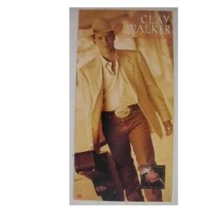  Clay Walker Poster 2 sided Live Laugh Love: Home & Kitchen