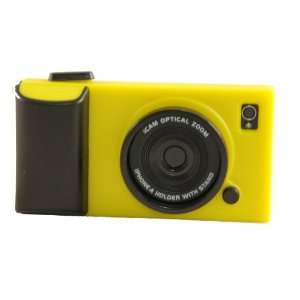  Yelow iCam Simulation Camera Case Cover for iPhone 4 4S 4G 