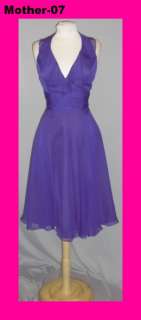 Purple 14 Formal Evening Gown Dance Bridesmaid Prom Party Cocktail 