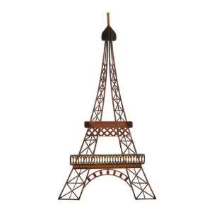  Metal Eiffel Tower 20 Inch High Wall Decor