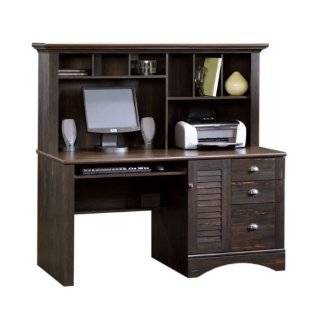  Harbor View Computer Desk With Hutch   Antiqued Paint 