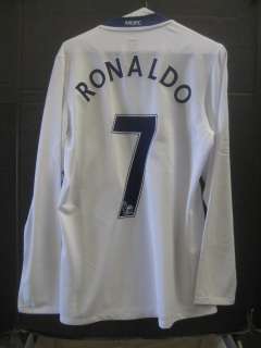 Manchester United Player Issue Ronaldo L/S Jersey S M  