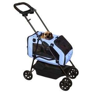 PG8500BA Pet Gear Dog Travel System Stroller BLUE AQUA  