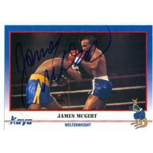  James McGirt Autographed Boxing Card