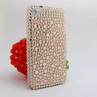   Diamond Champagne Back Hard Case Cover For Apple iPhone 4 4G 4S 4th