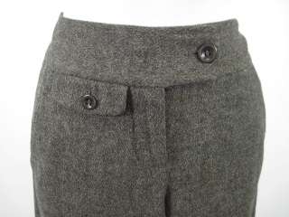 ISDA & CO Brown Tweed Dress Pants Slacks Trousers 2  