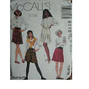  MISSES SKIRTS SIZES 10 12 14 MCCALLS CUT TO FIT PATTERN 