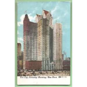  Postcard City Investing Bldg New York City 1909 