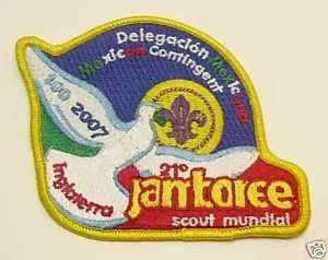 2007 World Scout Jamboree Mexico Contingent Patch  