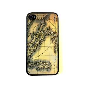 Vintage Italy Map iPhone 4 Case   Fits iPhone 4 and iPhone 