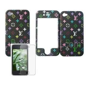  Style Leather Skin Case for Apple iPhone 4 At&t/Verizon (GSM/CDMA 