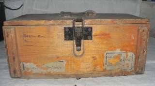 GERMAN WWII K98 ANTI TANK GRANATE AMMO BOX  
