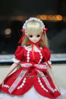 Red Lorita Dress Set fits Volks SD DD Dollfie Dream  