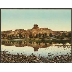  Photochrom Reprint of Green River Butte