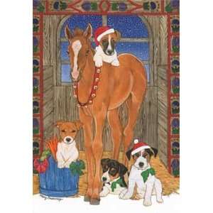 Jack Russell Pups and Colt Christmas Cards