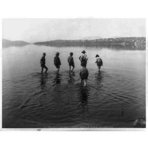  Adirondack Mountains,New York,NY,c1889,boys playing