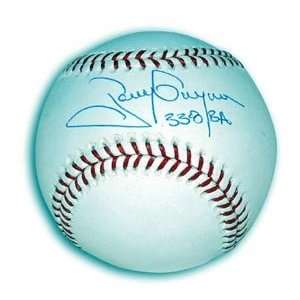  Tony Gwynn Signed Major League Baseball   .338 BA Sports 