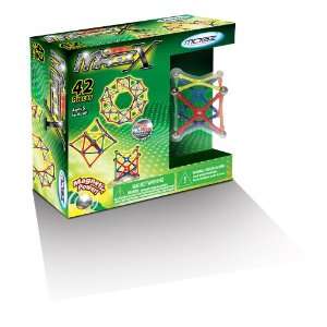  42 Pieces Magz X Educational Magnetic Building Set: Toys 