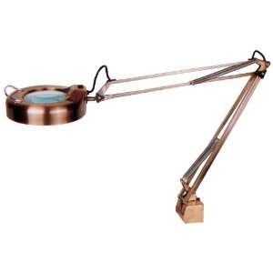  Antique Copper Magnifying Lamp 