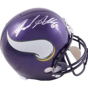 Jared Allen Autographed Helmet  Details: Minnesota Vikings, Replica 