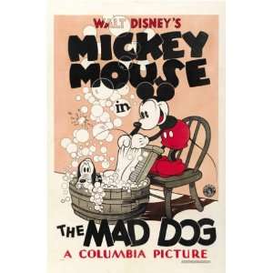  Mickey Mouse Mad Dog Movie Poster
